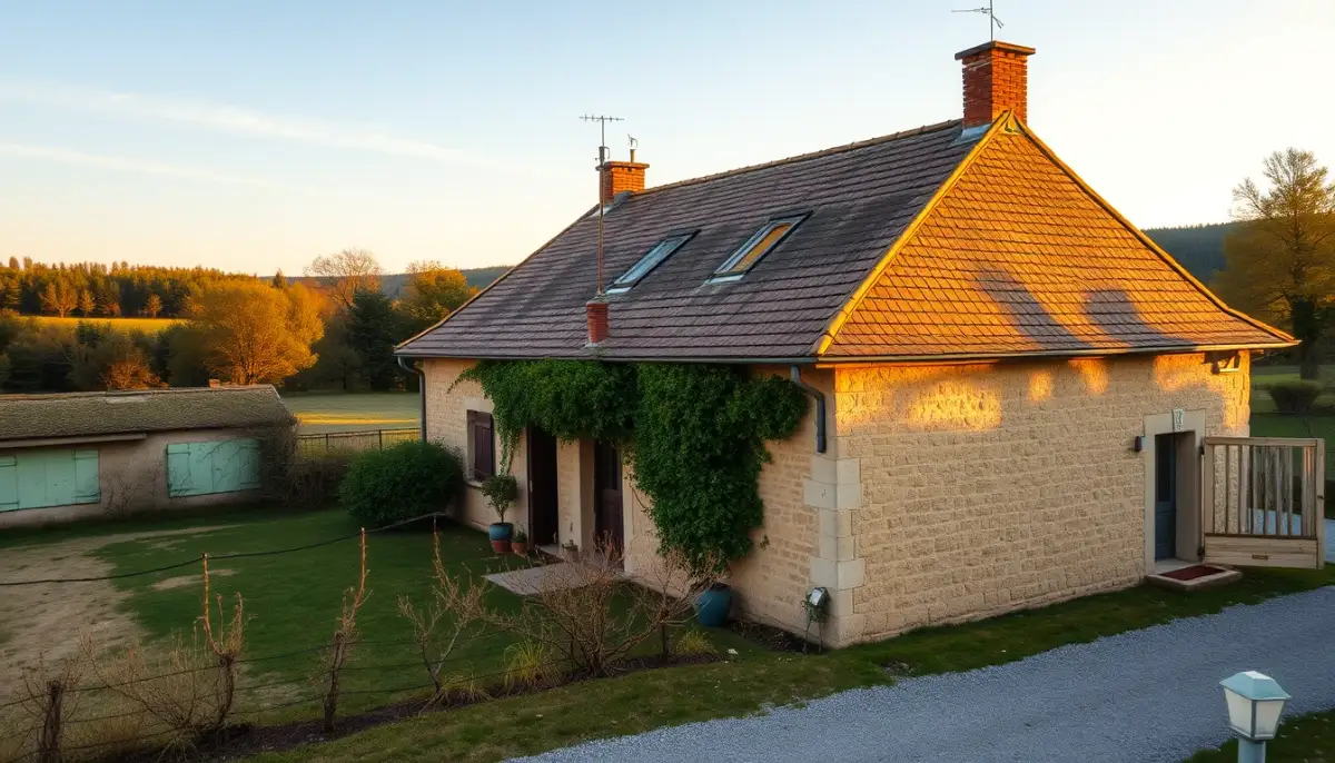 Maison en Corrèze avec des combles à isoler